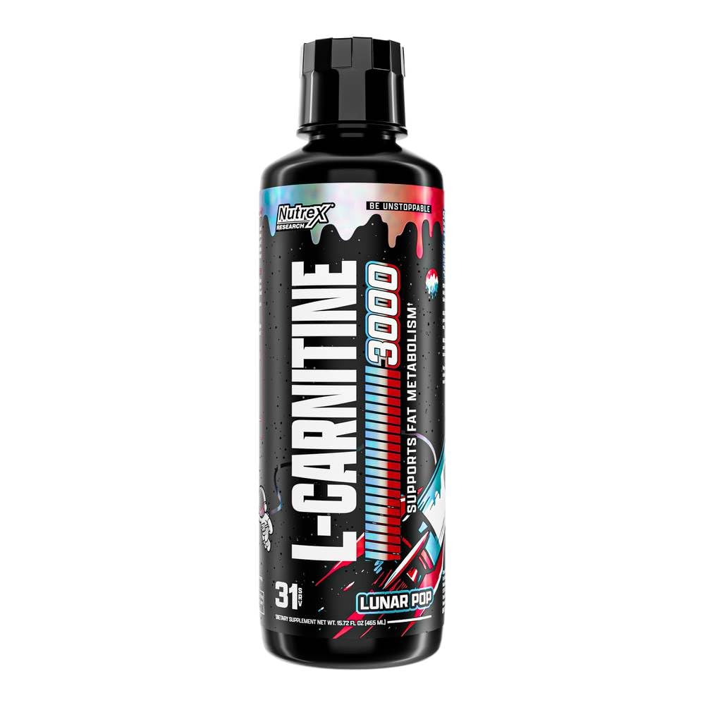 Nutrex Liquid Carnitine 3000 Lunar Pop bottle – front view
