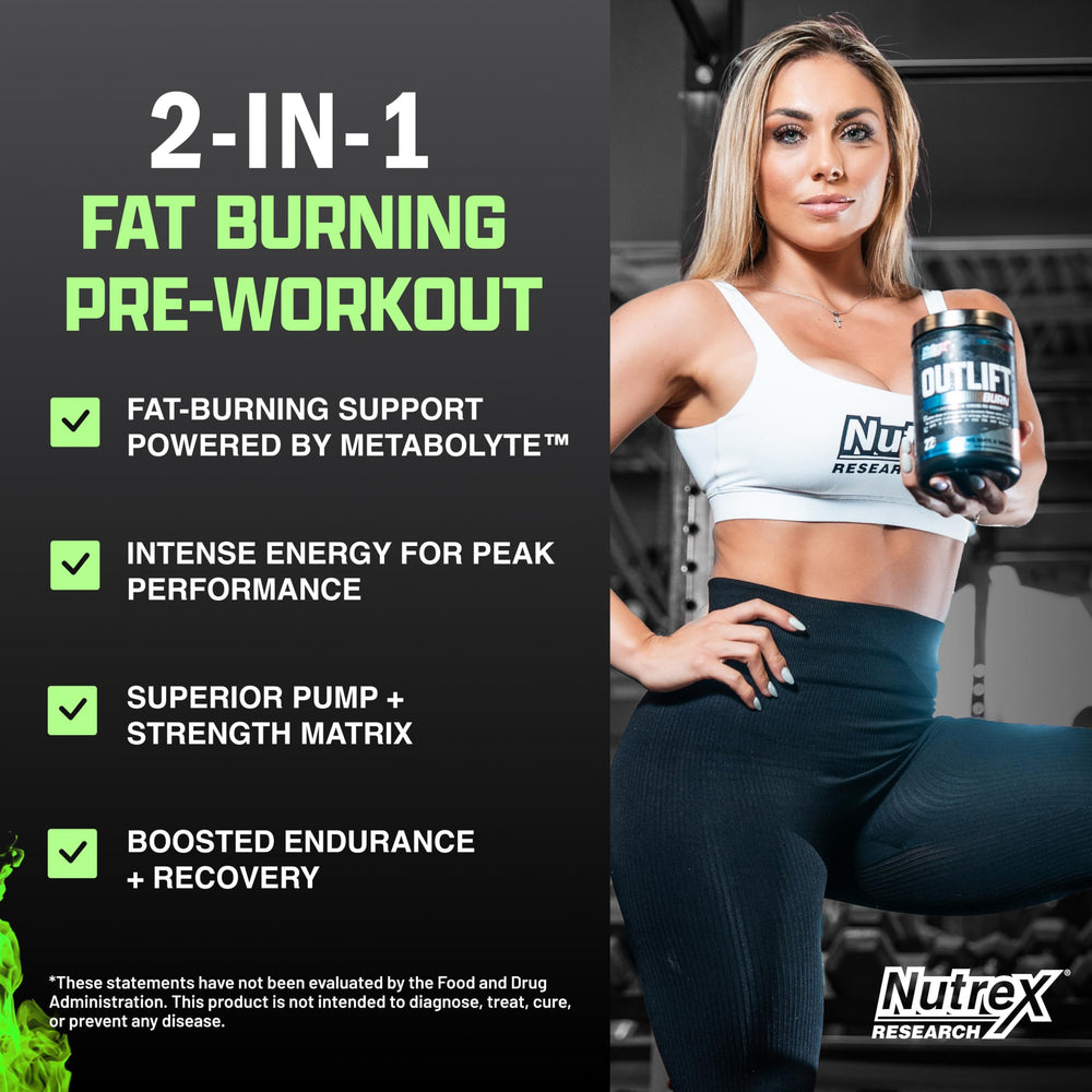 Outlift Burn energy and focus ingredients close-up