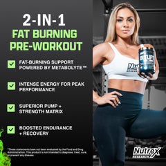 Outlift Burn energy and focus ingredients close-up