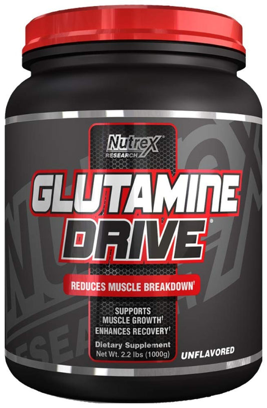 Nutrex Research L-Glutamine Powder – Unflavored, Non-GMO & Gluten Free, 200 Servings
