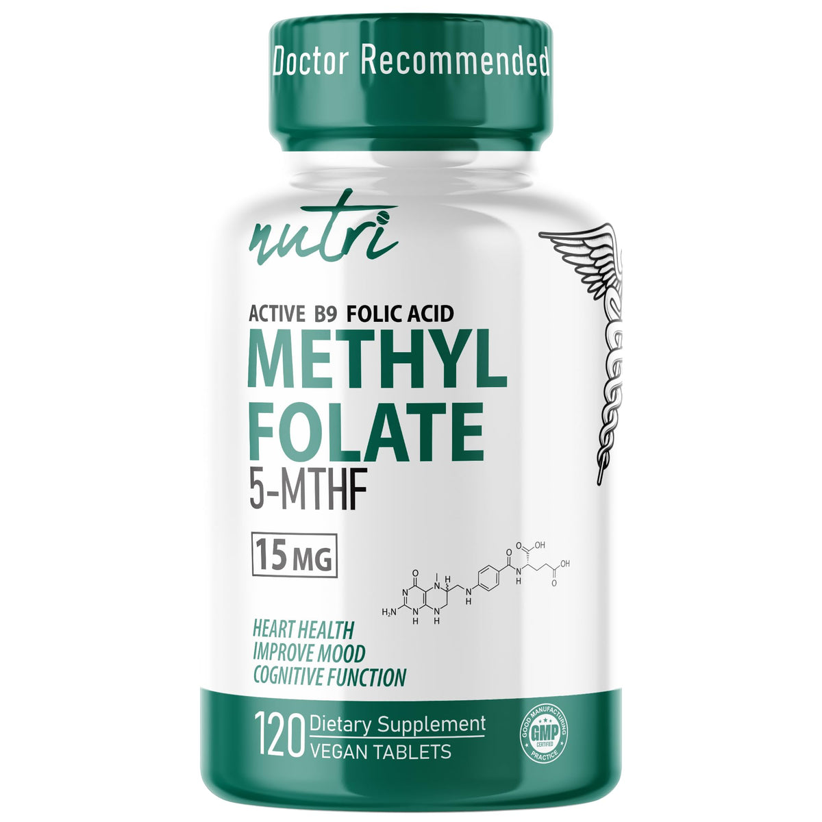 Product hero image: Nutri 5-MTHF 15mg 120 vegan tablets