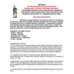 Nutri-Diem Agrisept L Antioxidant triple-pack bottles arranged for value and routine