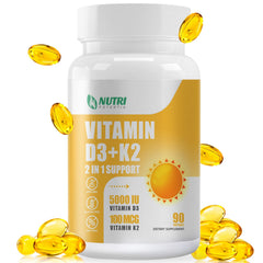 NUTRI POTENTIA D3 K2 softgel bottle with MCT oil