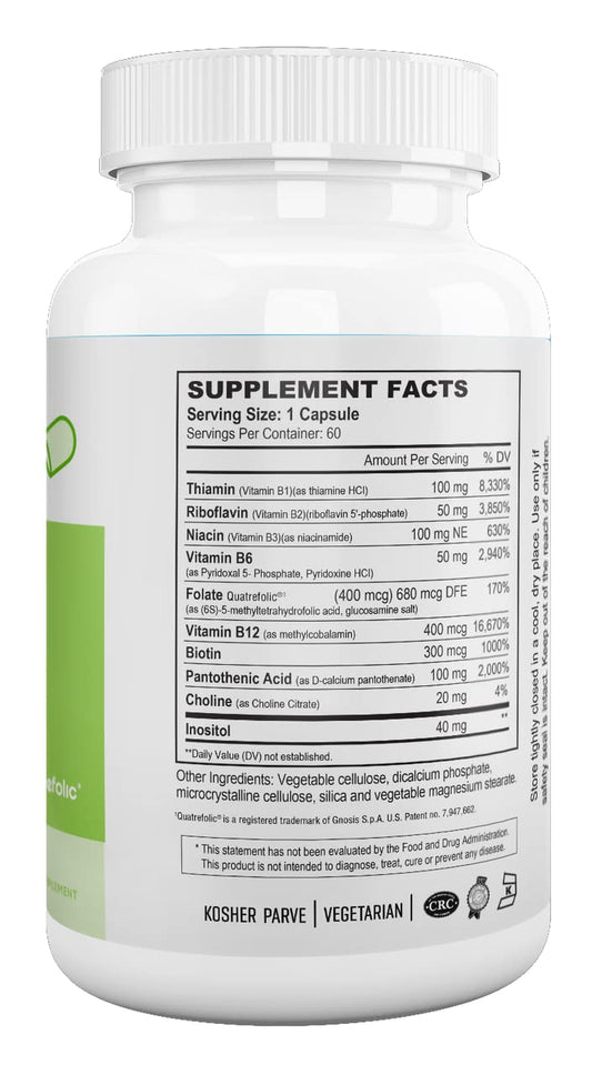 Nutri-Supreme close-up of capsule texture showcasing high-quality active B vitamin forms