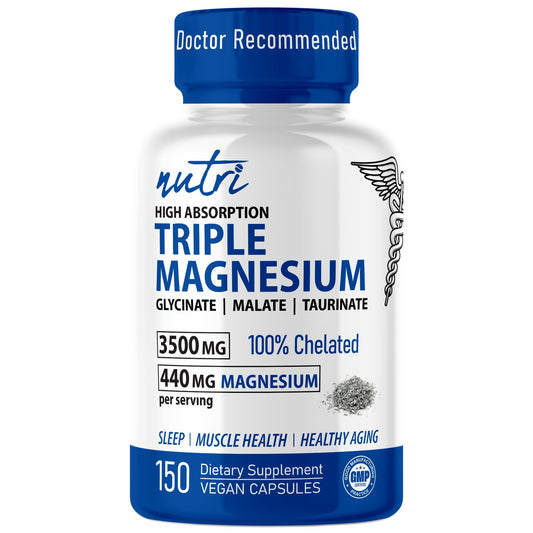 Nutri Triple Magnesium Complex bottle front view