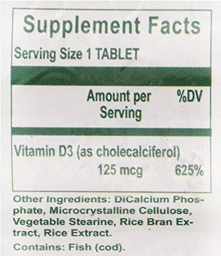 Nutri-West Hi D-3 Vitamin D3 5000 IU bottle with label