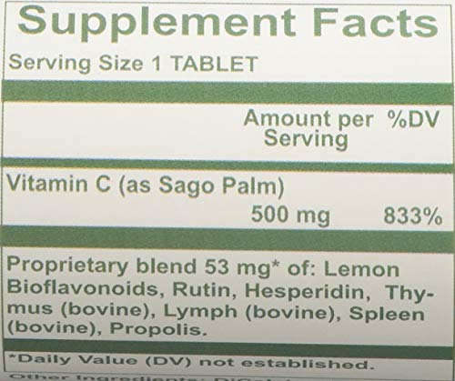 Nutri-West Sago-C-500 90 Tablets packaging box