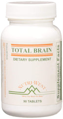 Nutri-West Total Brain 90 bottle - front view