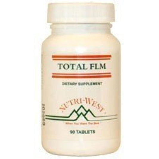 Nutri-West Total FLM 90 Tablets bottle - multivitamin/mineral supplement (USA-made)