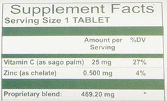 Close-up of Nutri-West Total Leaky Gut 60 Tablets label