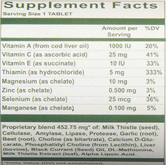 Nutri-West Total Liver-D-Tox 60 packaging – side view