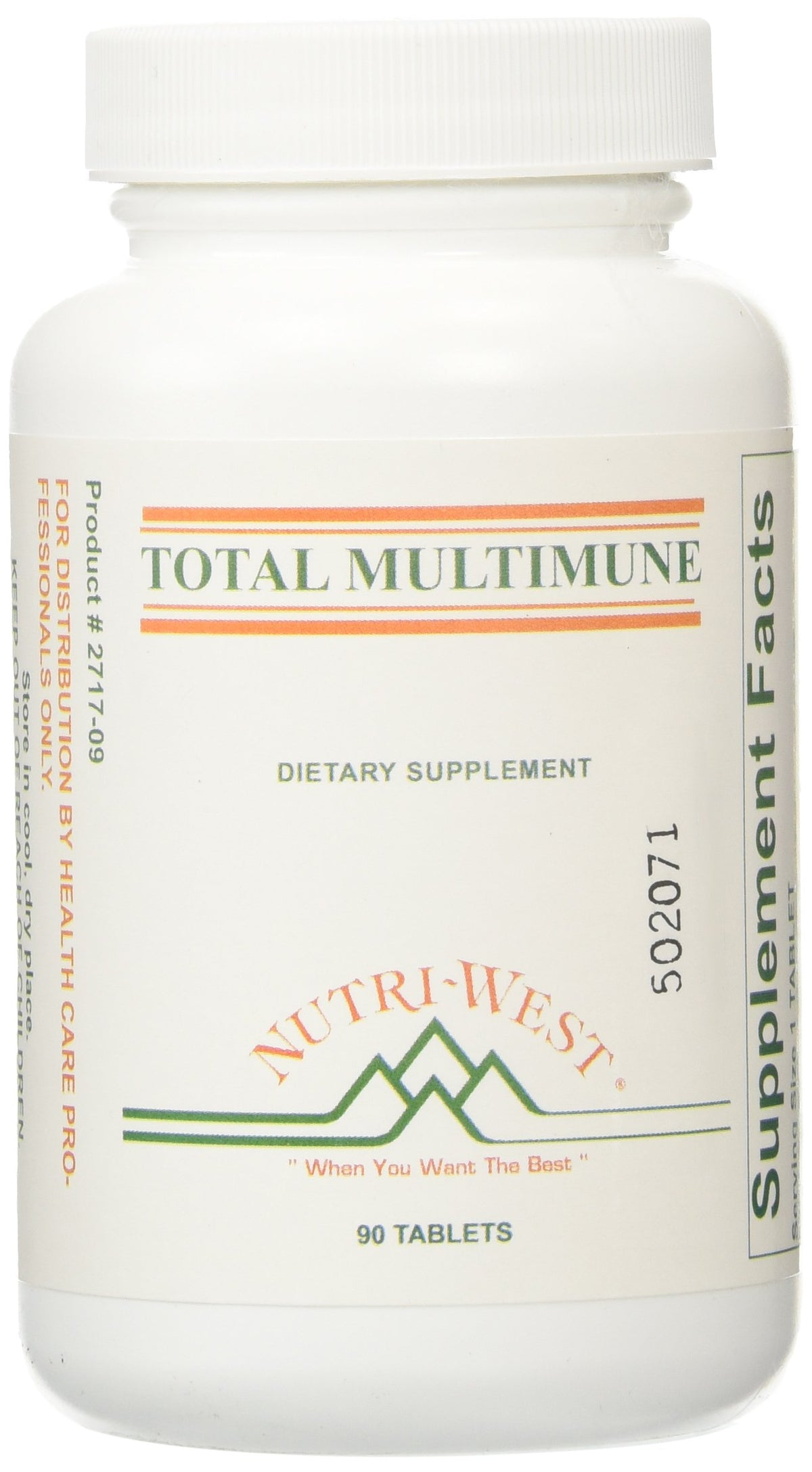 Nutri-West TOTAL MULTIMUNE 90 tablets bottle