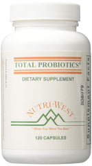 Nutri-West Total PROBIOTICS 120 bottle front view