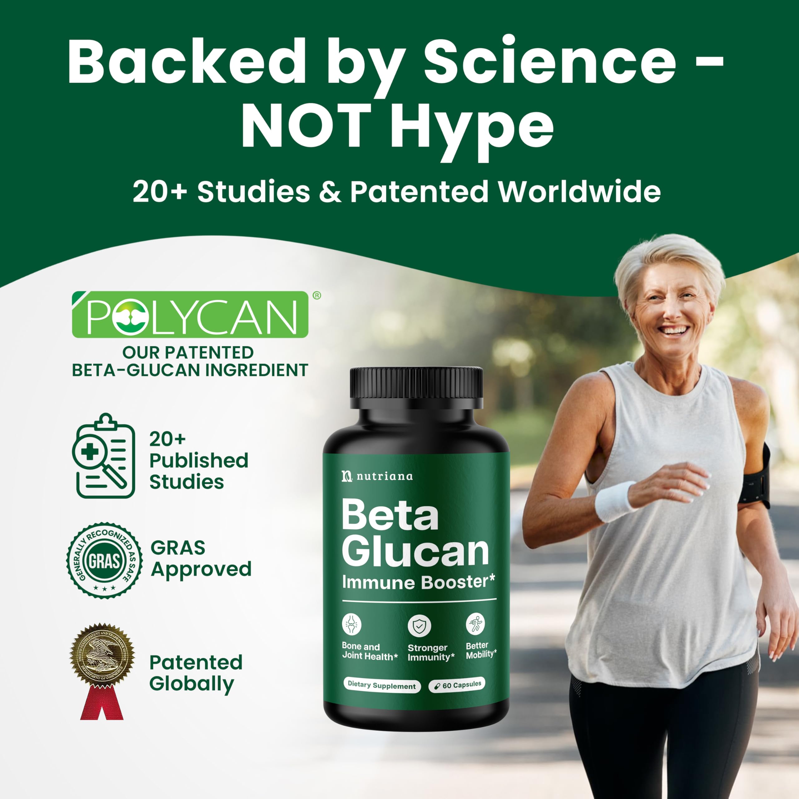 Beta glucan source from Aureobasidium pullulans label