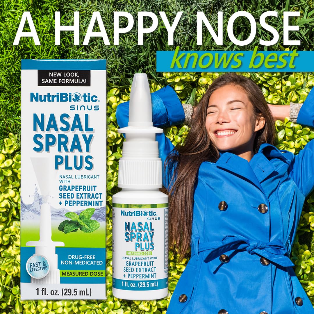 NutriBiotic nasal spray grapefruit seed extract—natural extracts support seasonal care.