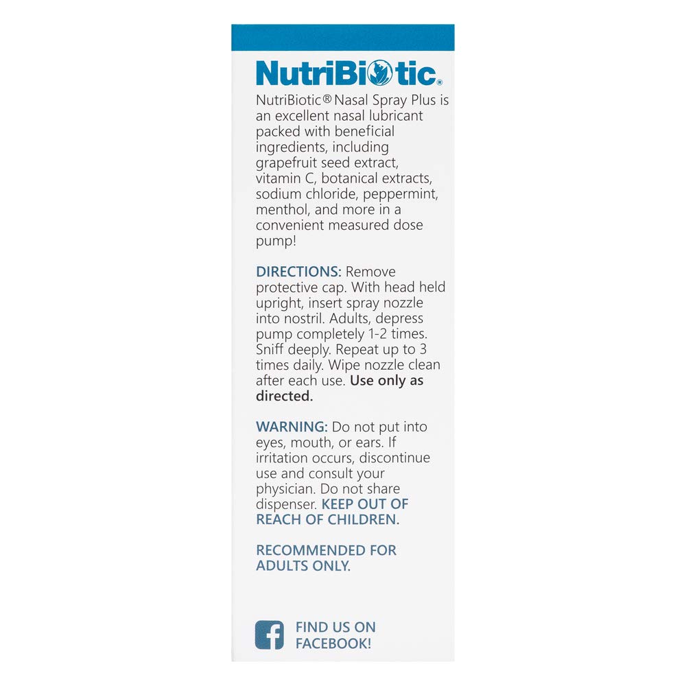 NutriBiotic nasal spray usage overview—easy to incorporate into daily routines.
