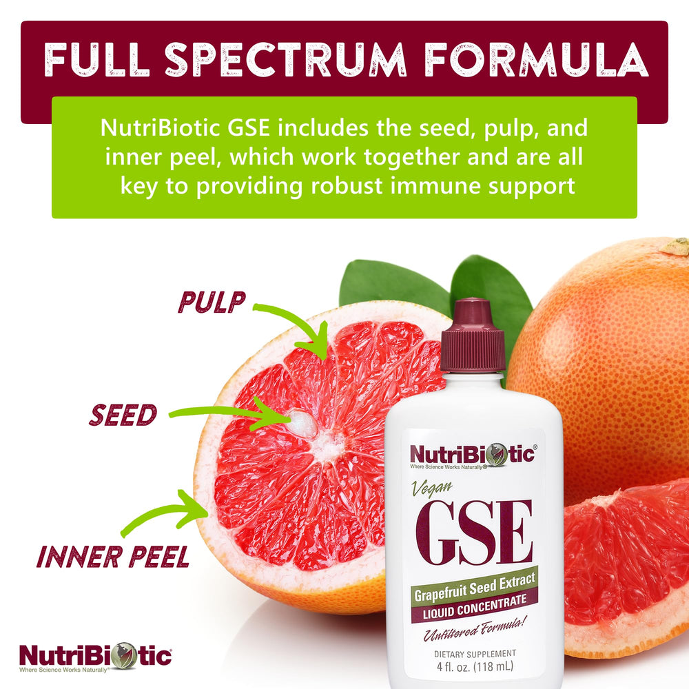 USA-made quality badge for NutriBiotic GSE 4 Oz Liquid