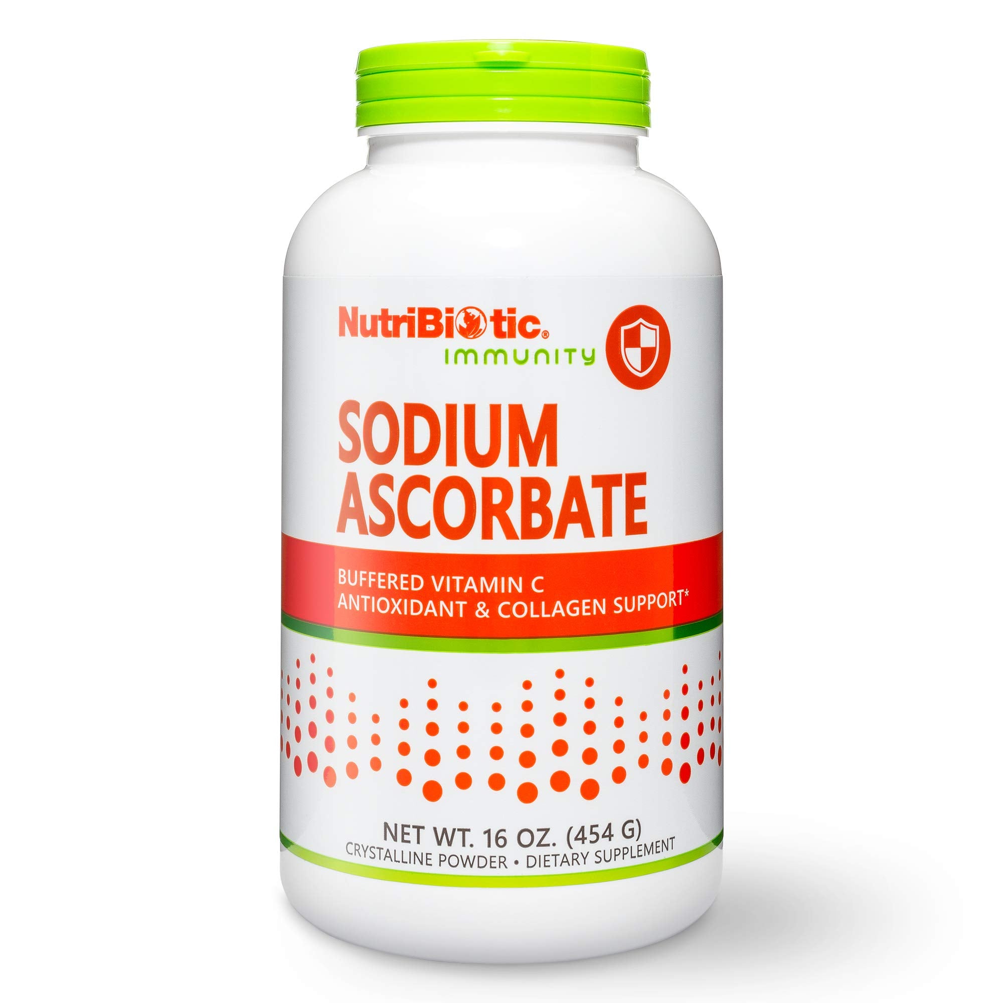 NutriBiotic Sodium Ascorbate Buffered Vitamin C Powder 16 oz bottle