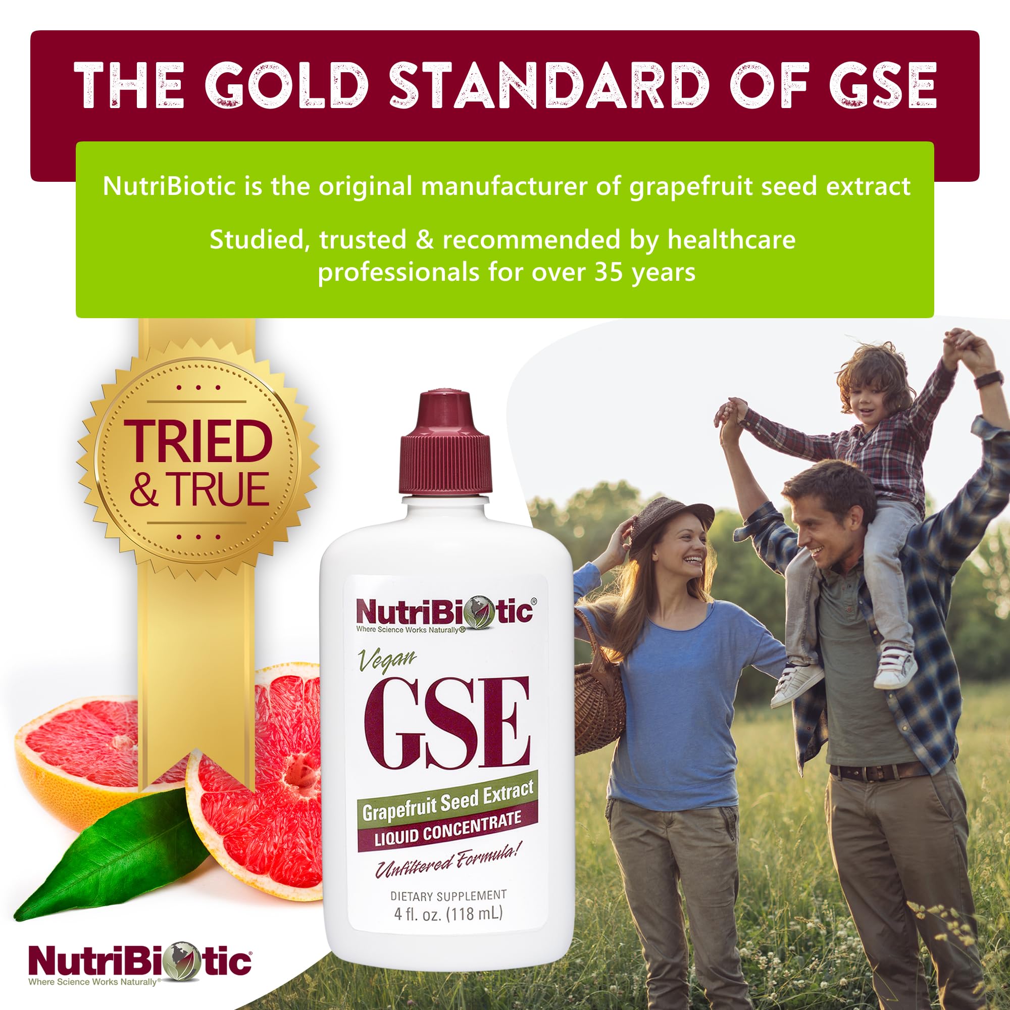 Detail image highlighting bioflavonoids in NutriBiotic GSE
