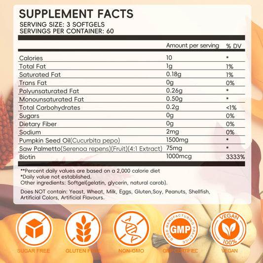 Close-up of Nutribota Pumpkin Seed Oil Softgels