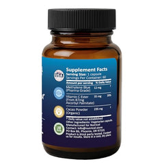 Close-up of 12 mg methylene blue capsule