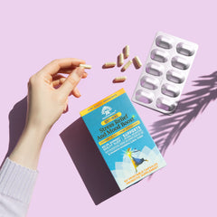 Full product packaging and capsules display