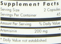 Nutricology Artemisinin supplement bottle on a white background