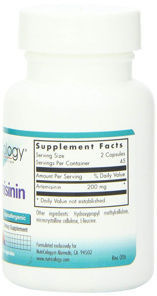 Close-up of Artemisinin capsules showing purity and quality