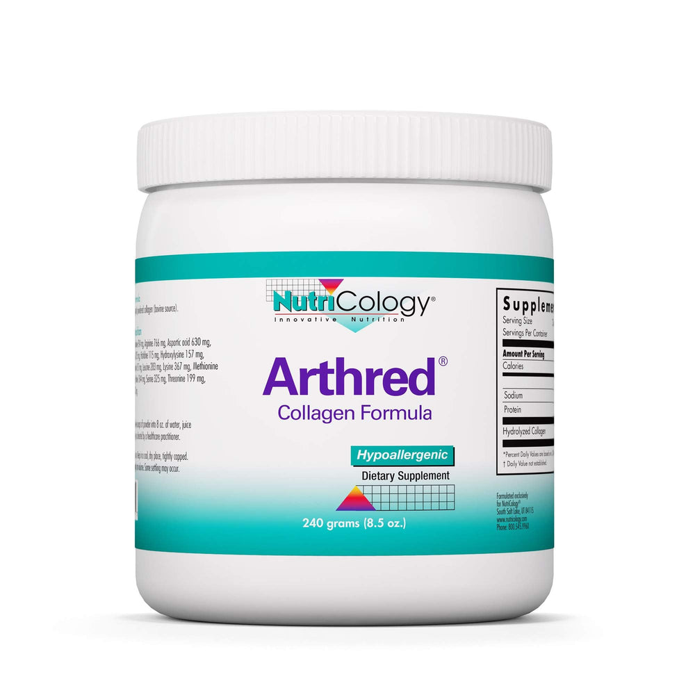 Nutricology Arthred collagen powder tub 8.5 oz