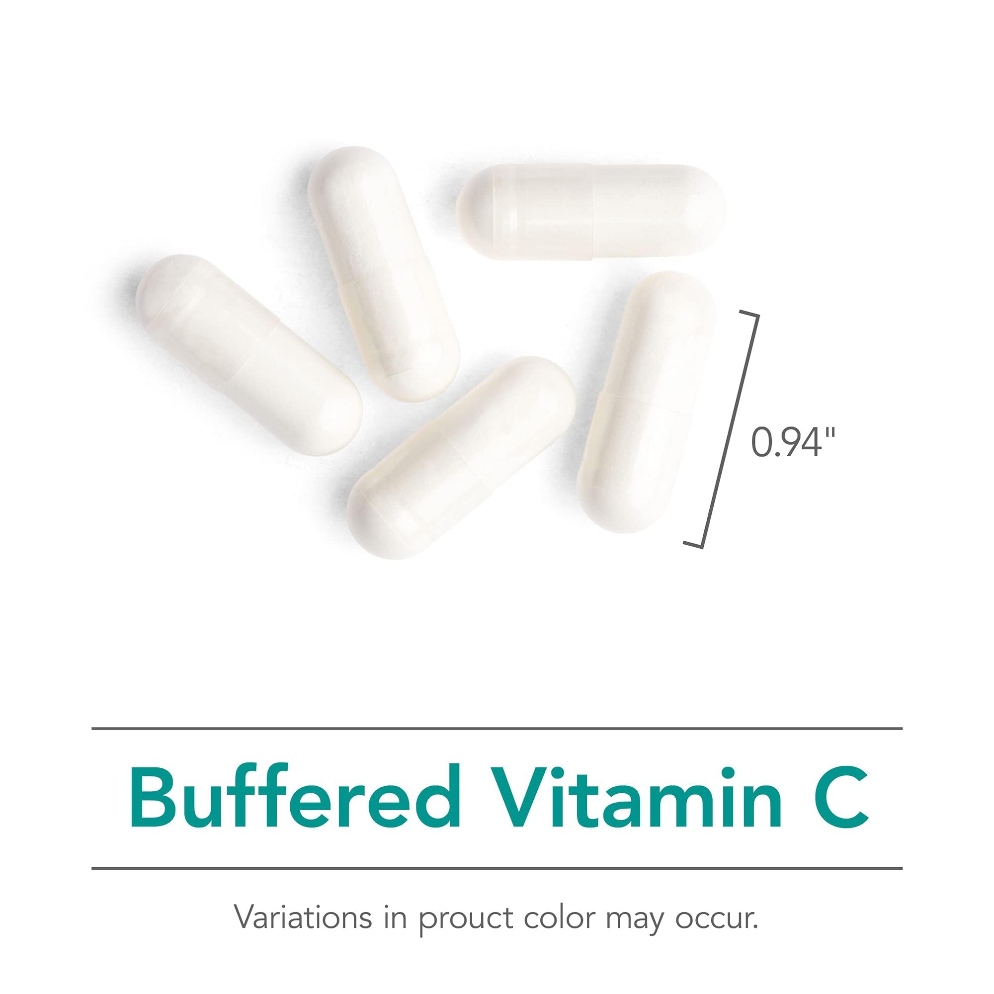 Vitamin C supplement bottle emphasizing hypoallergenic formula