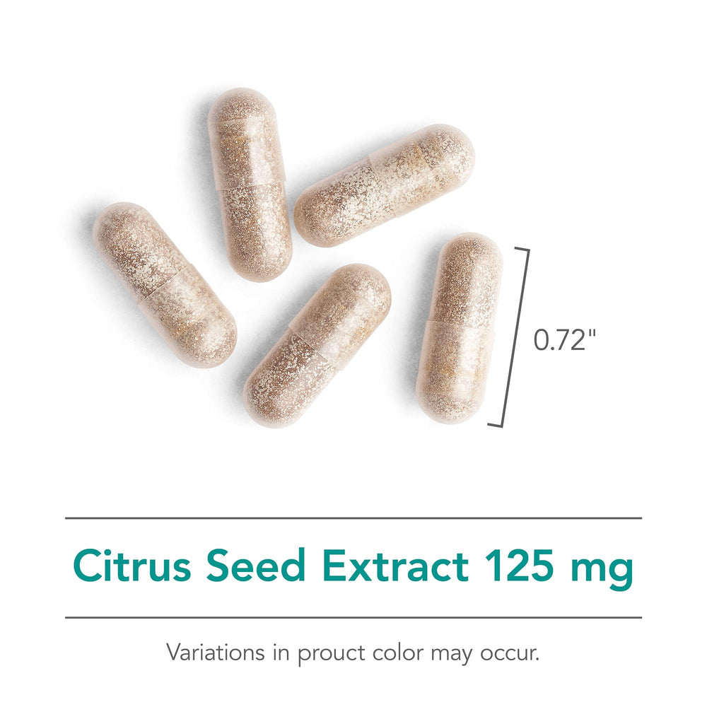 Dosage guide showing suggested use for capsules