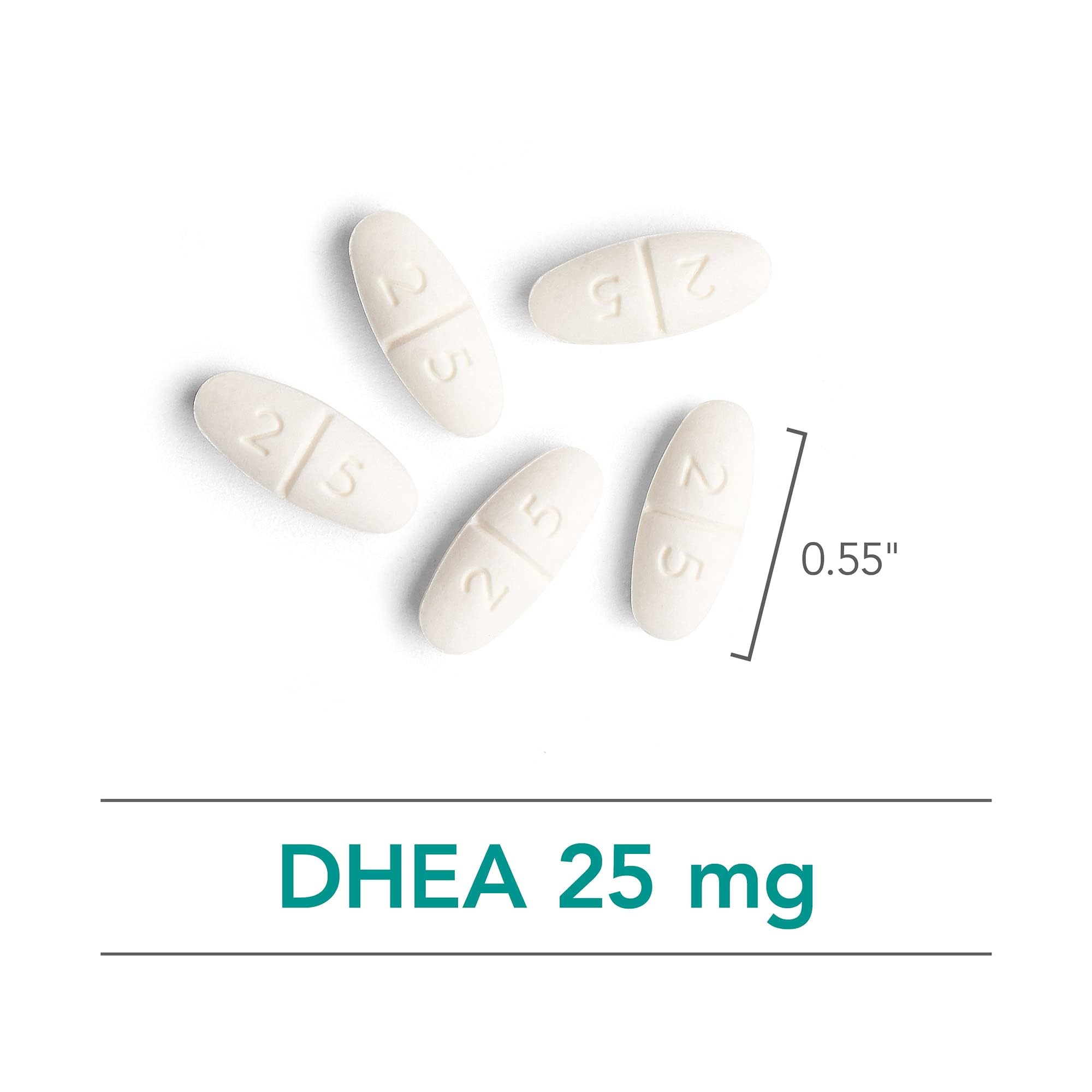Usage directions for women and men for DHEA tablets