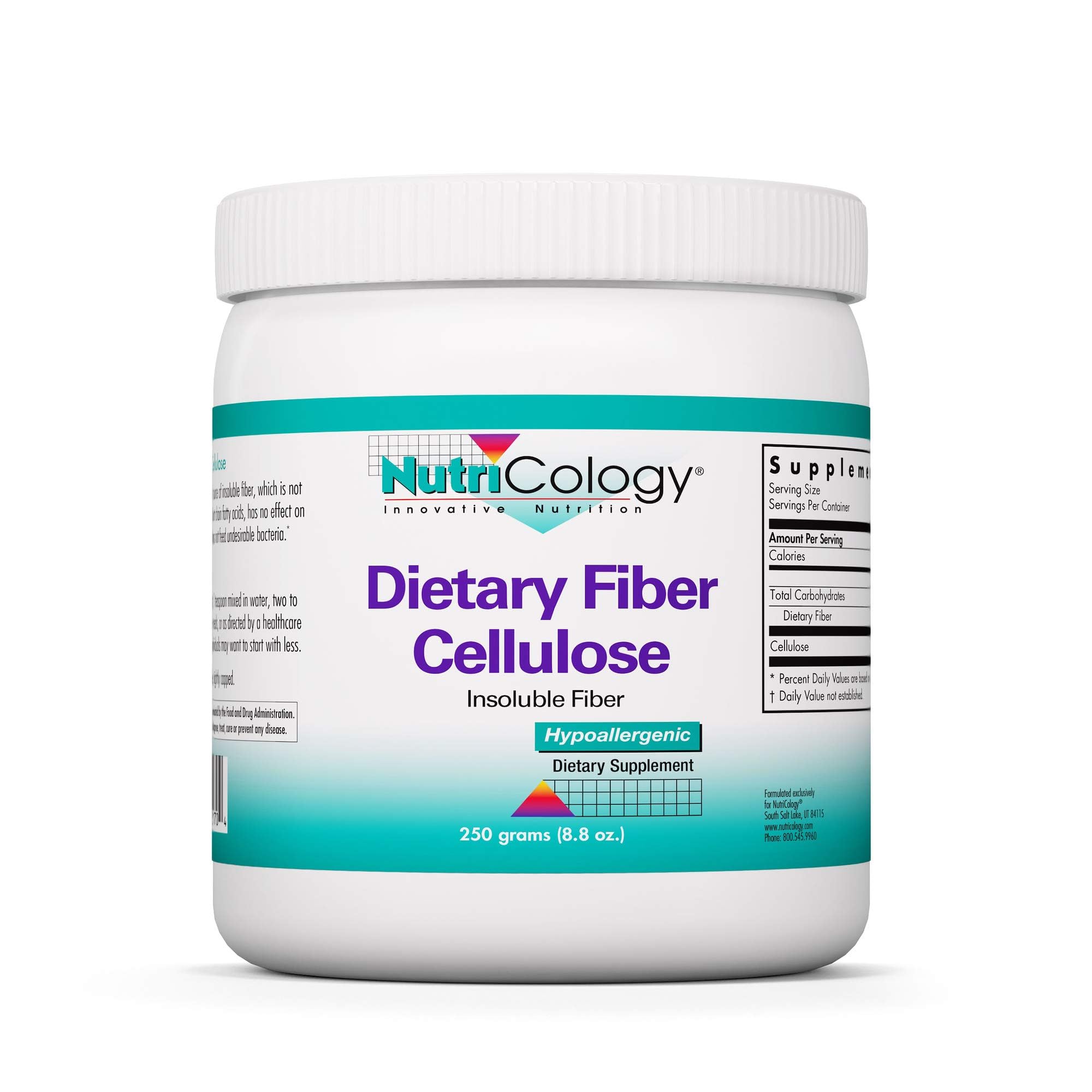Nutricology Dietary Fiber Powder 8 oz bottle