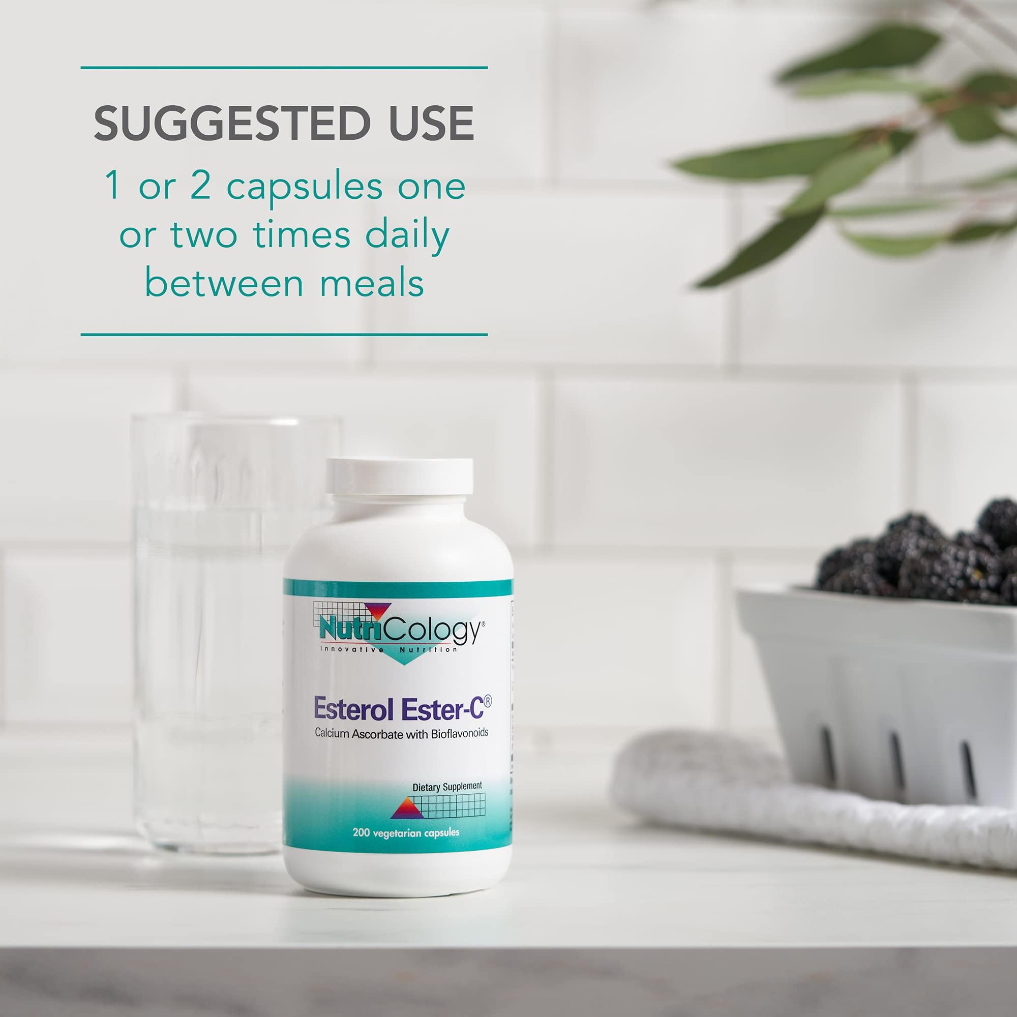 200 vegan capsules of Nutricology Esterol Ester-C