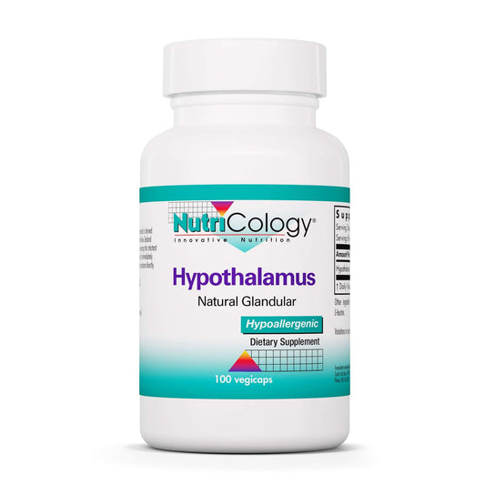 Nutricology Hypothalamus Supplement bottle and label