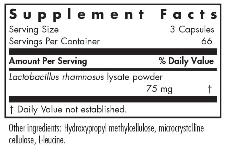 Lactobacillus Rhamnosus Lysate Probiotic Source for ImmunoBiotic Pro