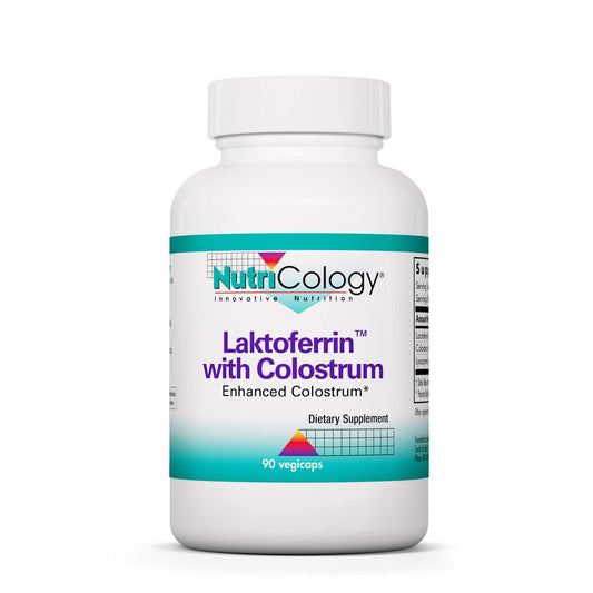Nutricology Lactoferrin with Colostrum bottle and capsules, 90 count