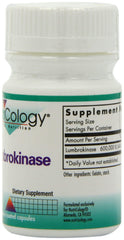 Ingredients and label highlighting Lumbrokinase content