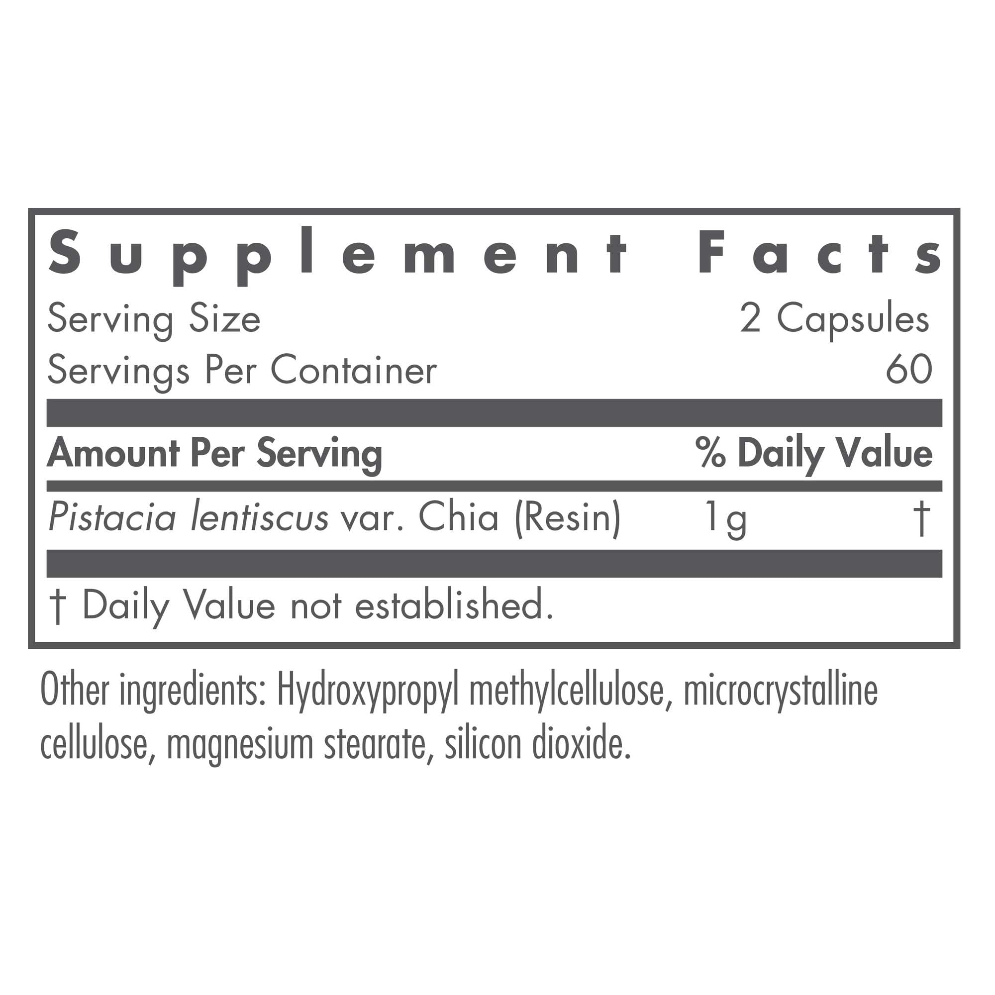 Nutricology mastic gum capsules close-up highlighting vegetarian convenience