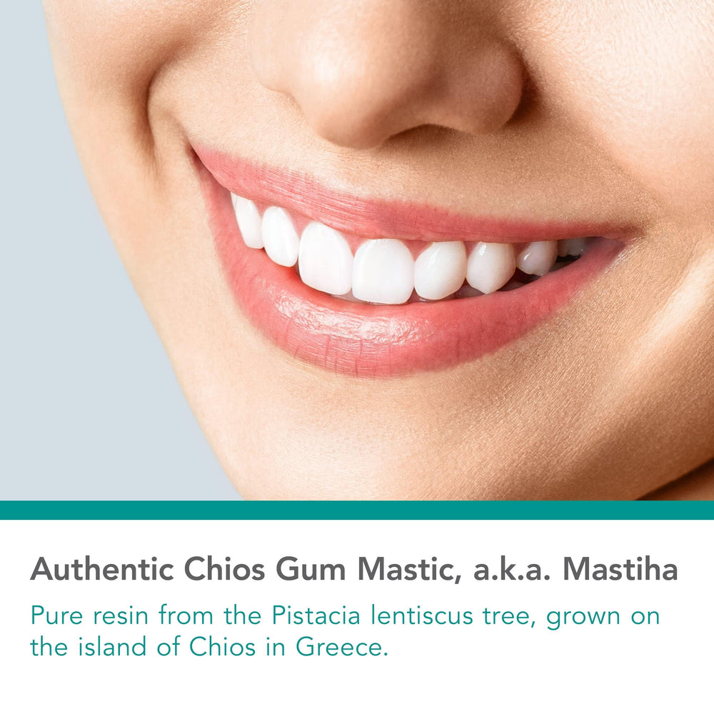 Authentic Chios mastic resin illustration