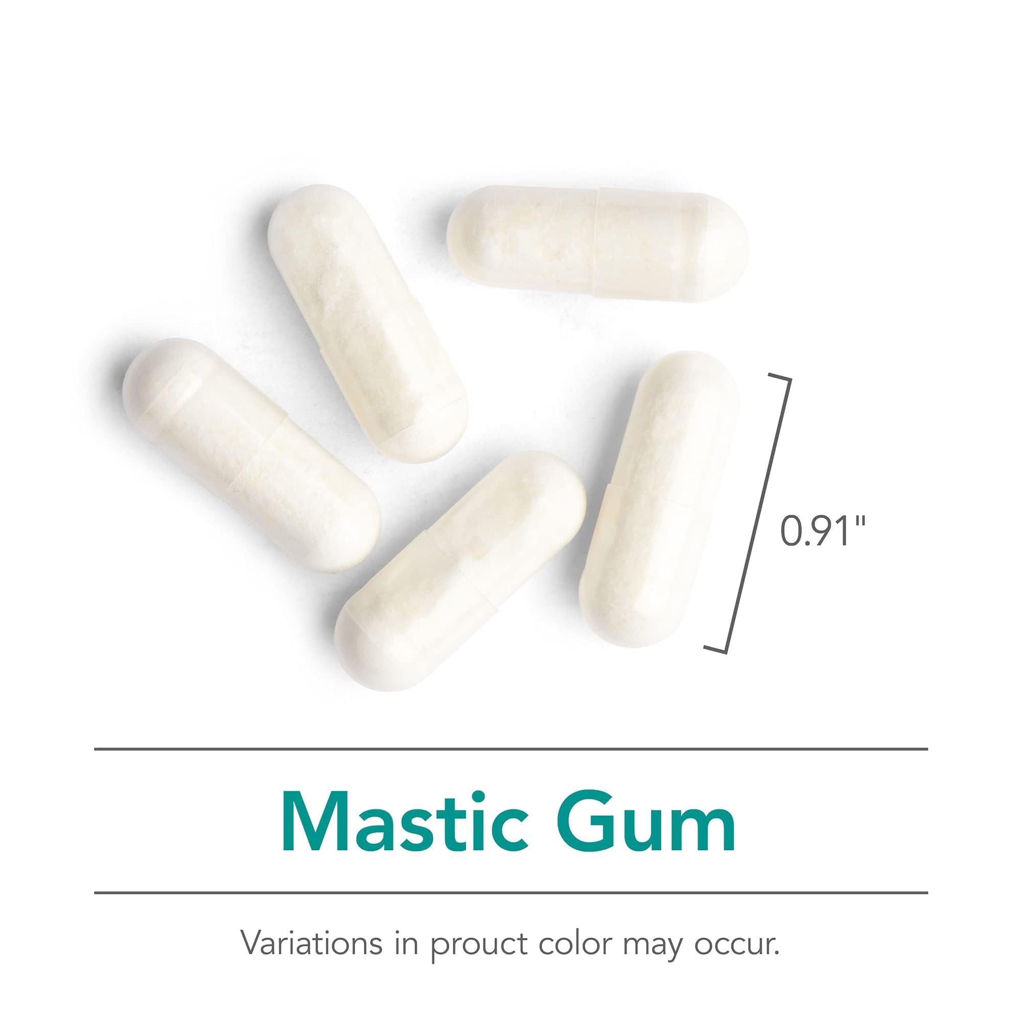 Nutricology mastic gum resin detail emphasizing natural source