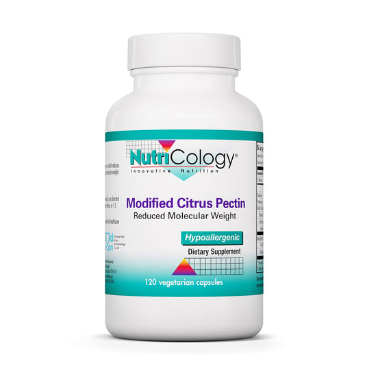 Bottle label: Nutricology Modified Citrus Pectin Supplement