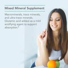 Graphic illustrating absorption enhancement with glutamic acid
