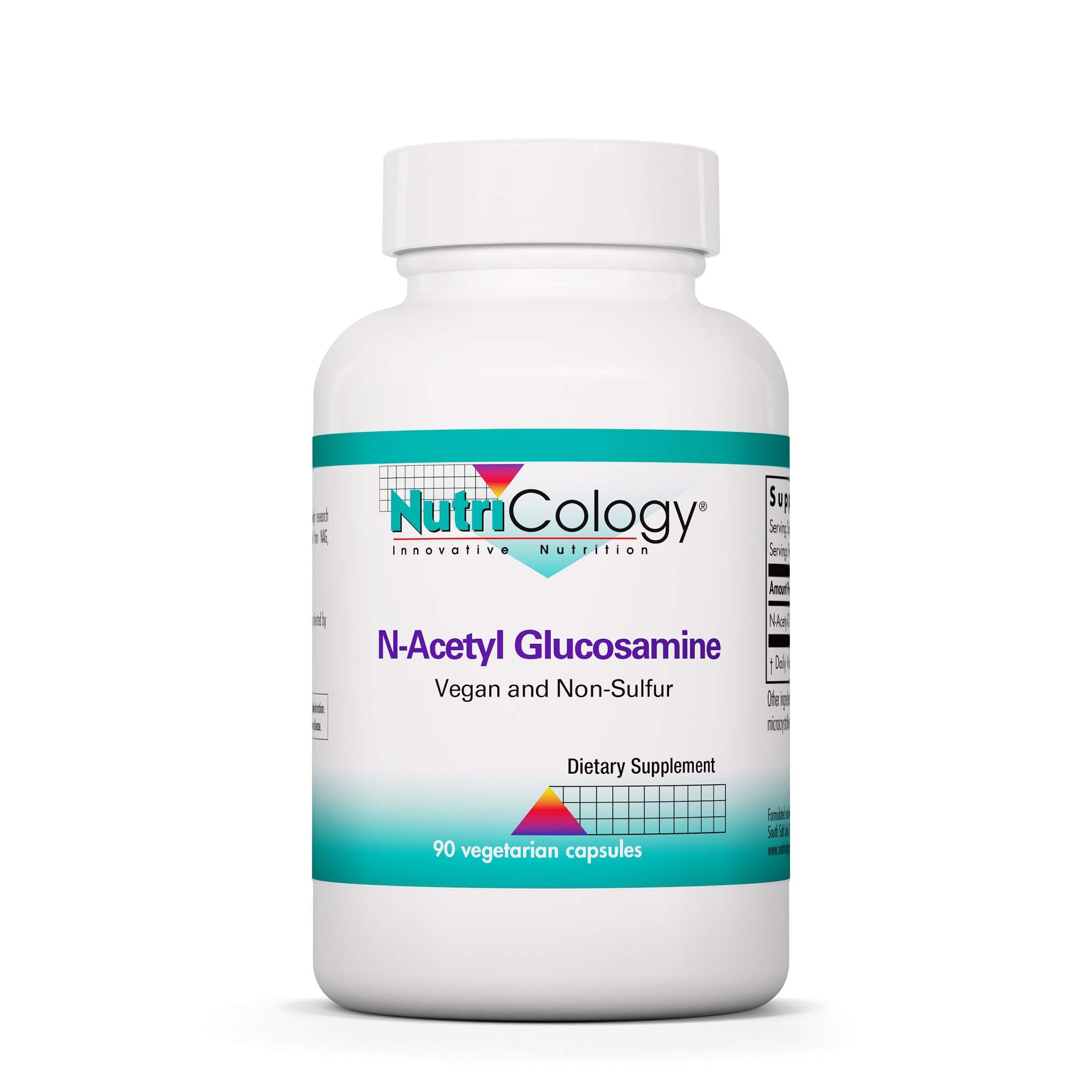 Nutricology N-Acetyl D-Glucosamine 500mg NAG capsules bottle