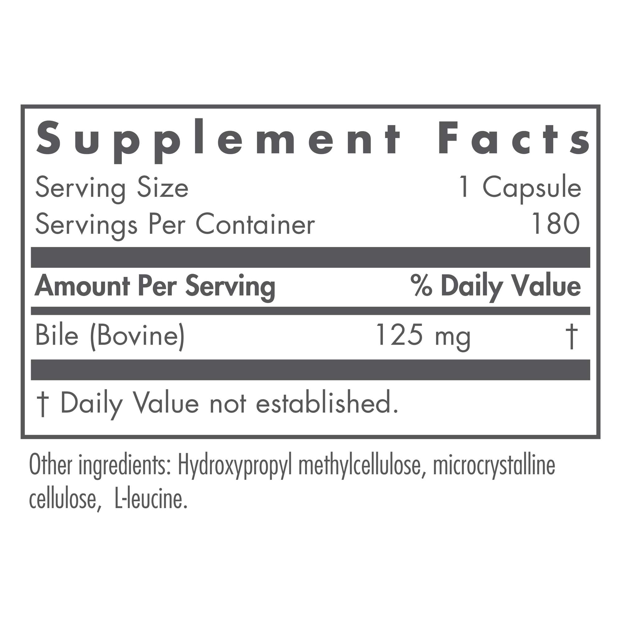 Nutricology Ox Bile capsules closeup highlights a hypoallergenic vegan formula for sensitive digestion.