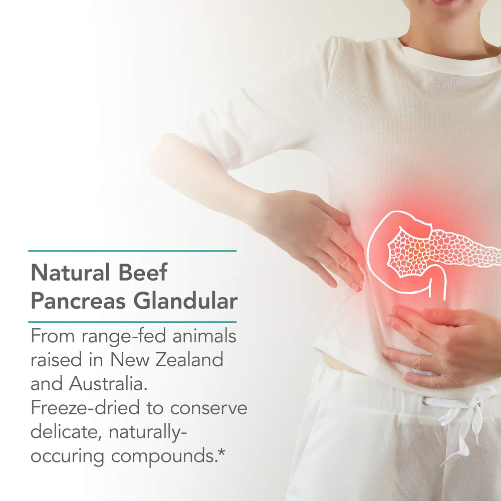 Freeze-dried pancreas tissue depiction