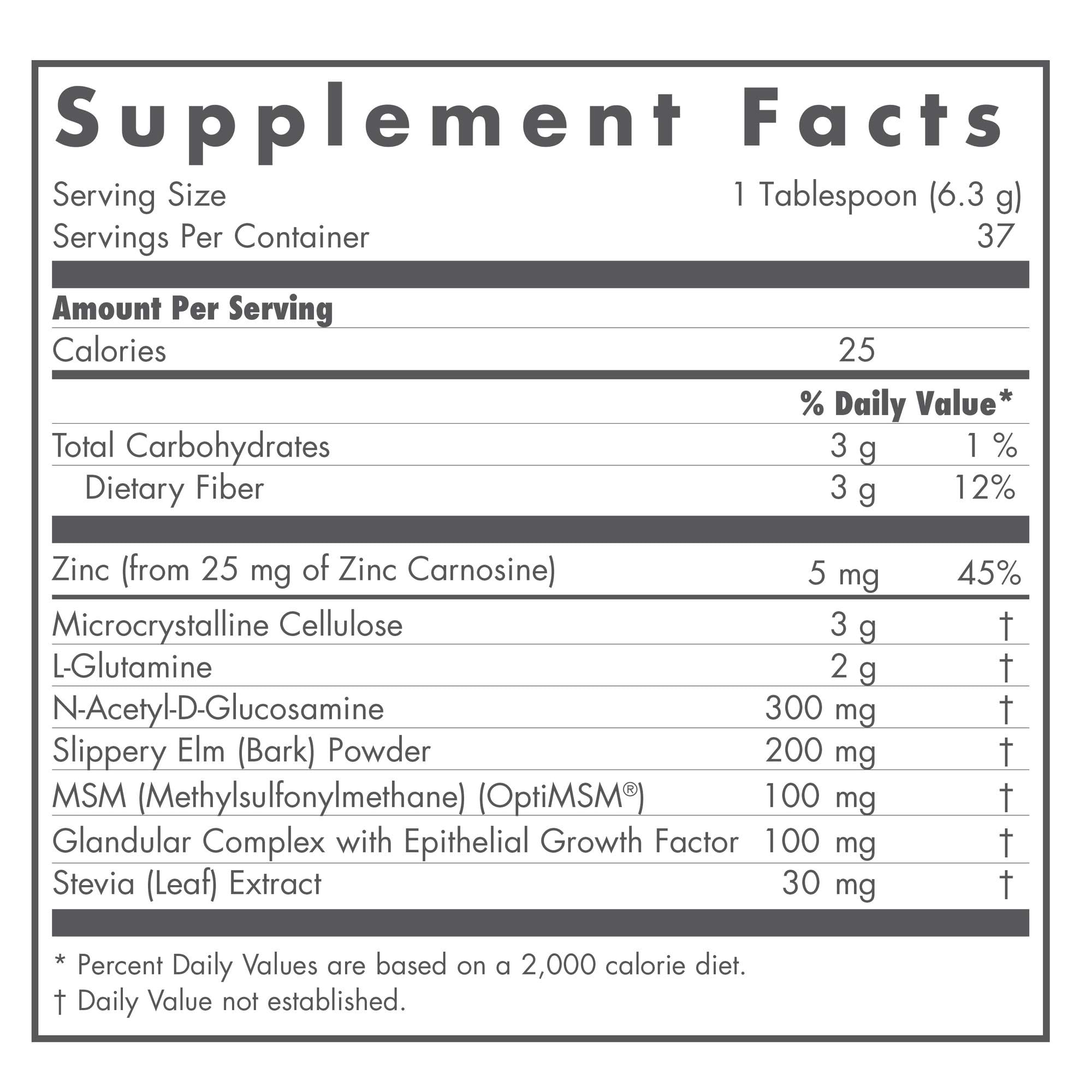 Close-up of Nutricology Perm A Vite Powder label