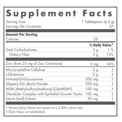 Close-up of Nutricology Perm A Vite Powder label