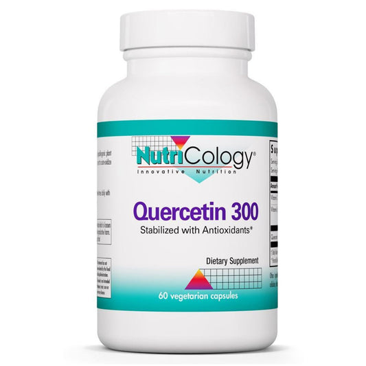 Nutricology Quercetin 300 bottle - front view