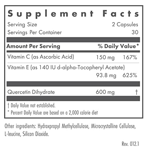 Quercetin 300 capsules - close-up